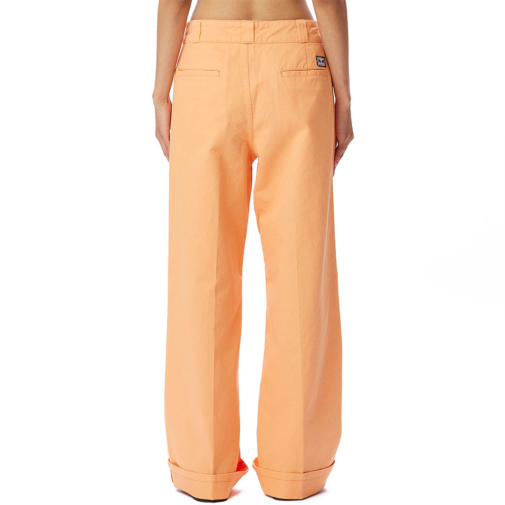obey 242020093 mila work pant papaya smoothie