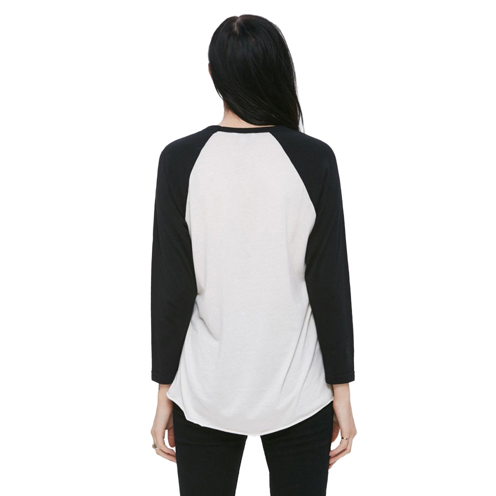 OBEY OBEY X DEBBIE HARRY STATIC DEBBIE RAGLAN // CREME/BLACK