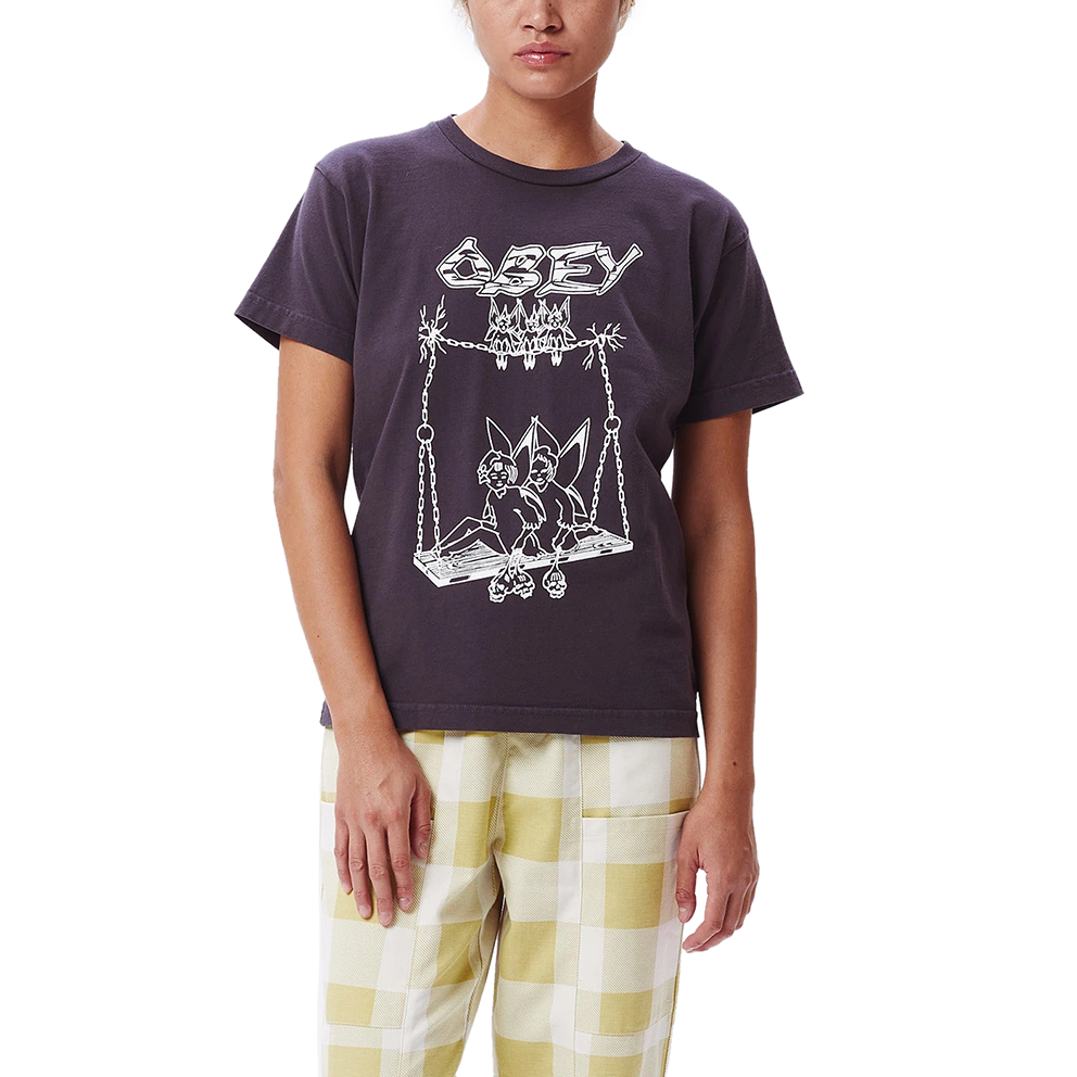 obey 266851913 cast out custom box tee ink navy