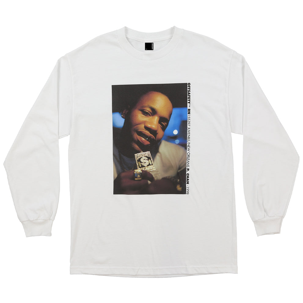 off safety 4010 bling ls tee white