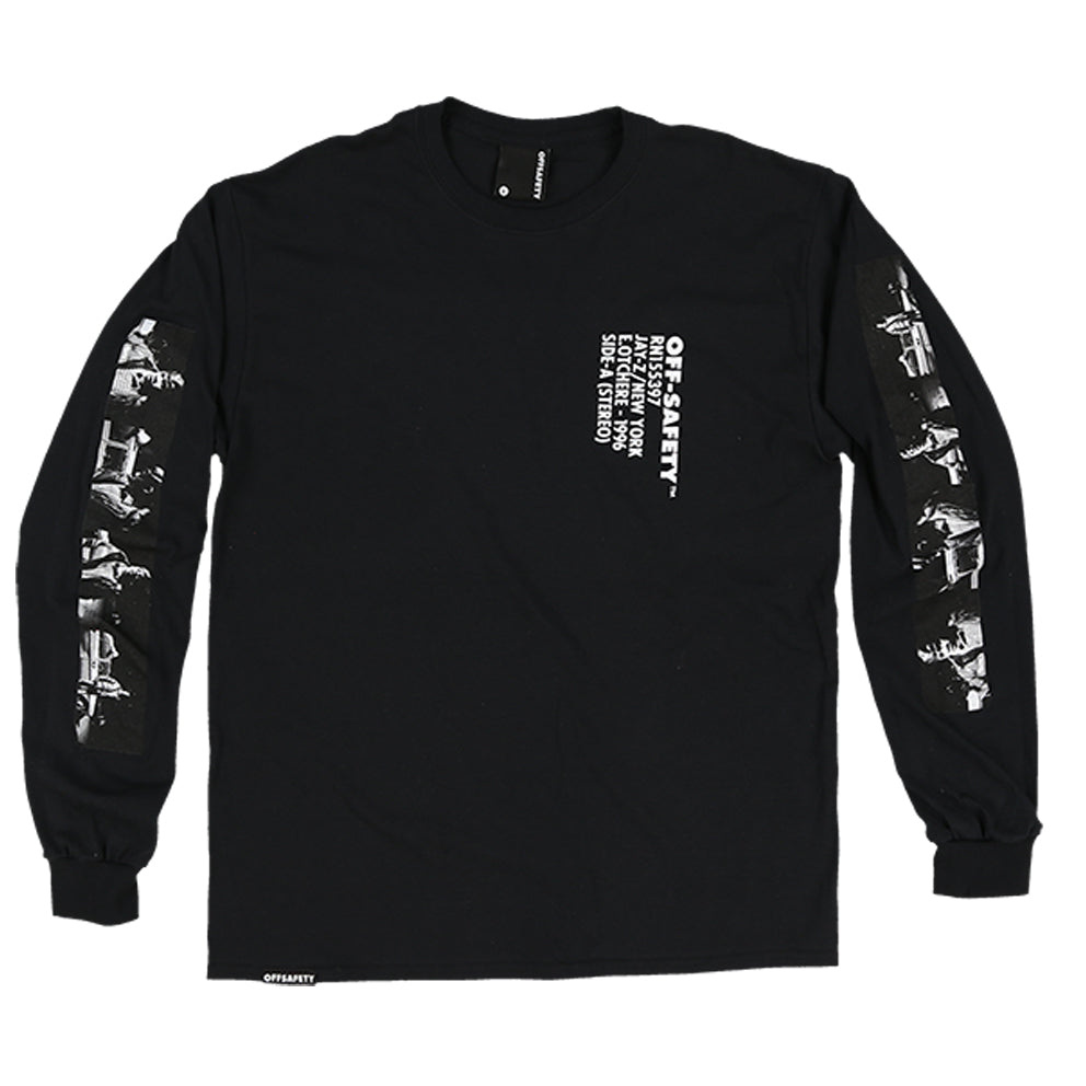 off safety 4016 jigga stripe ls tee black