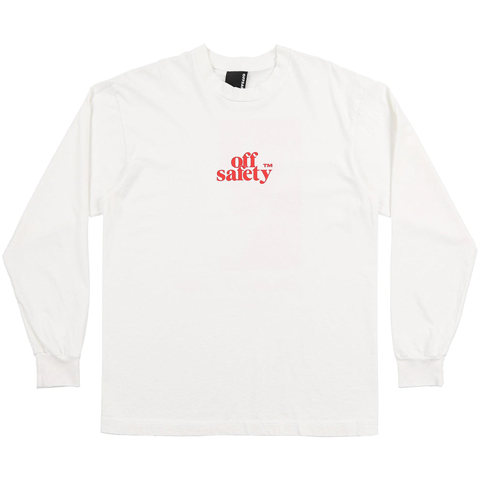 off safety naild aaliyah nails did longsleeve tee white