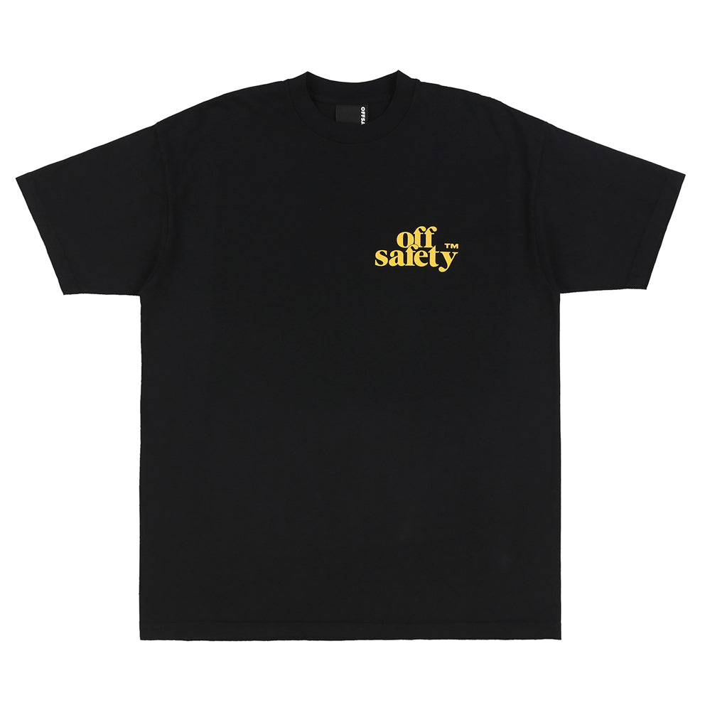 off safety shoot shoot first tee black