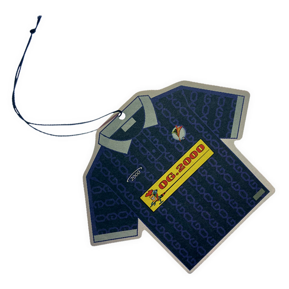 og.2000 ogairjersey "og jersey" air freshener bluedark blue