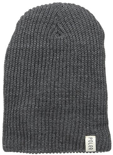 poler 435004 tube city beanie charcoal heather