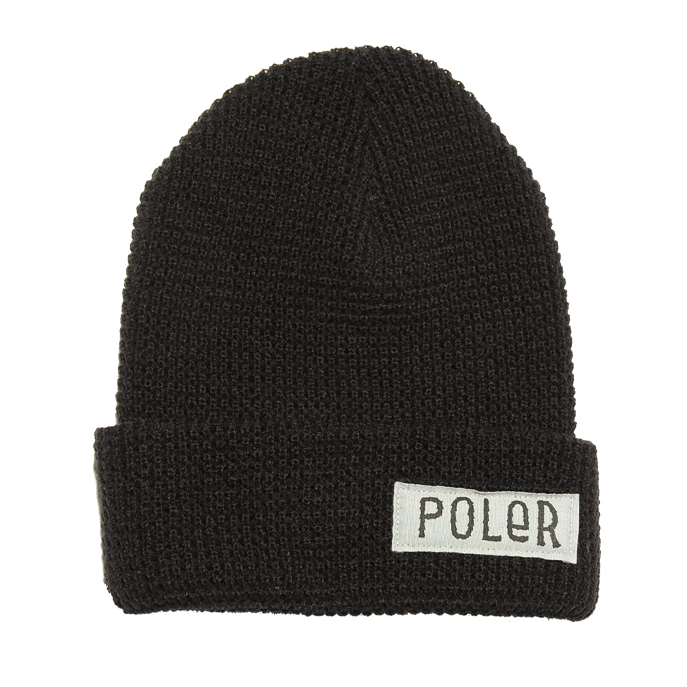 POLER STUFF POLER WORKERMAN BEANIE // BLACK