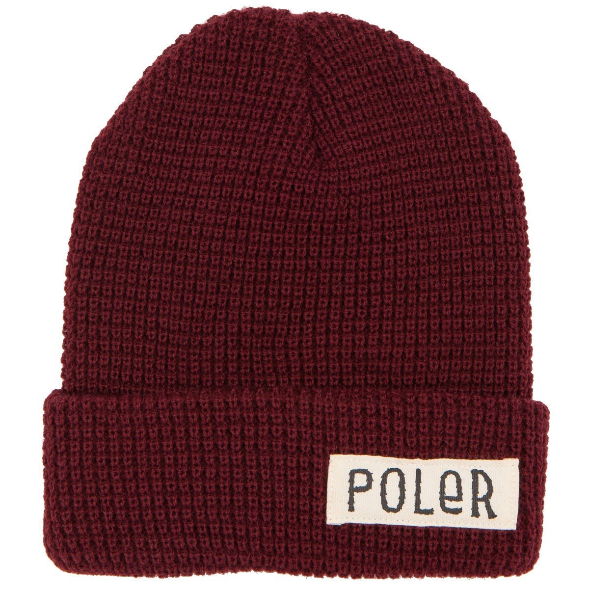 POLER STUFF POLER WORKERMAN BEANIE // BURGUNDY