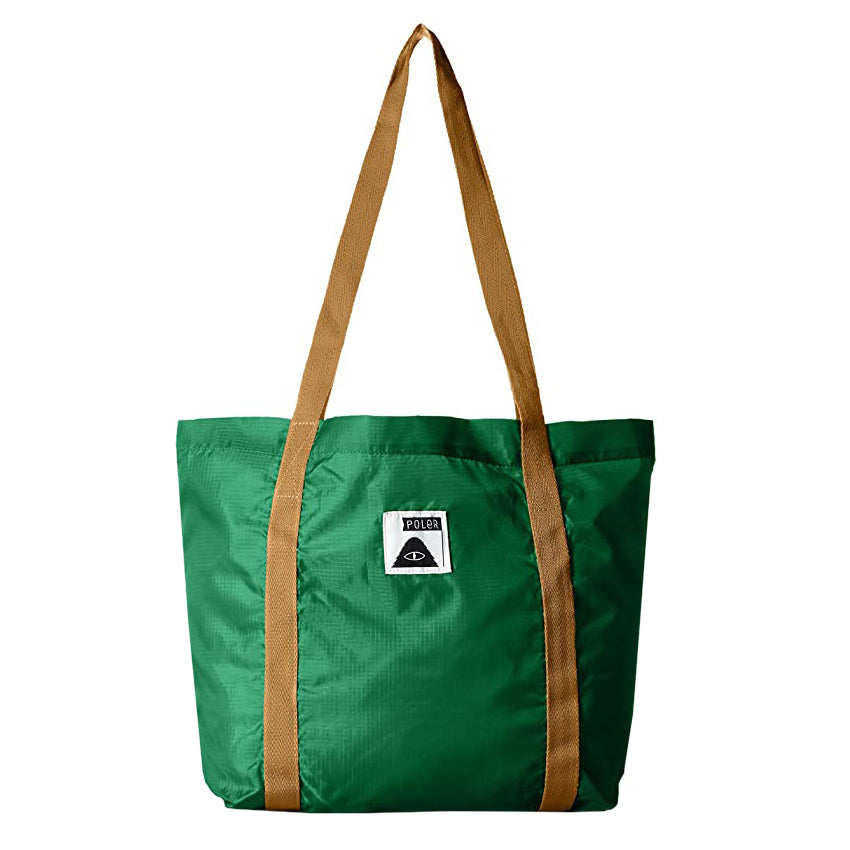 poler 712020 stuffable tote green