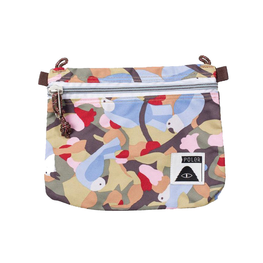poler 712050 large pouch birdy print