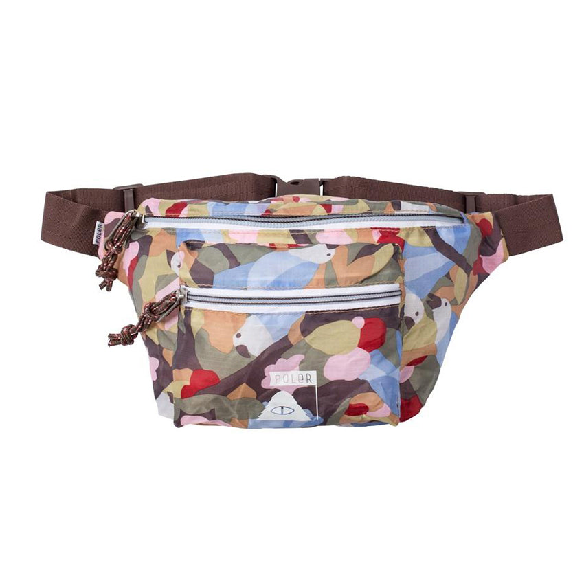poler 712075 stuffable fanny pack birdy print