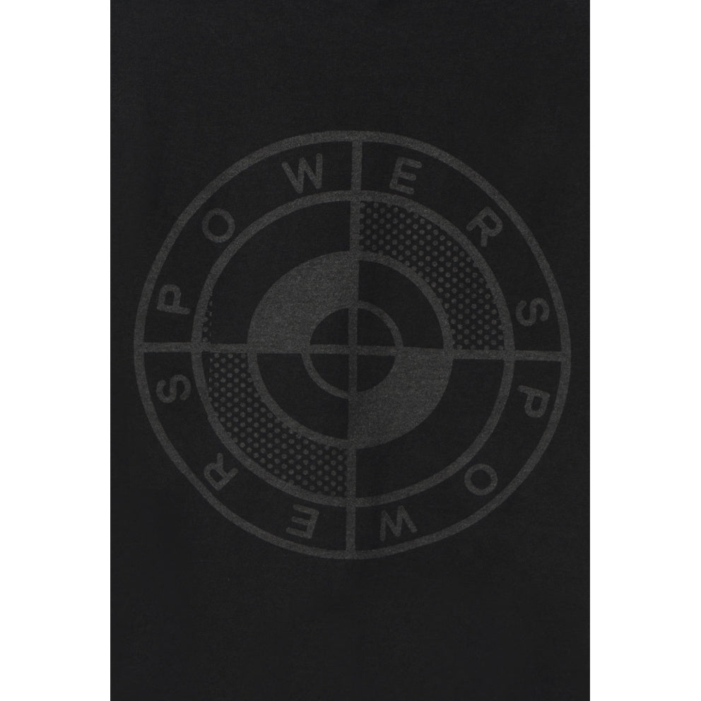 powers supply ps0705 powers logo ss tee black