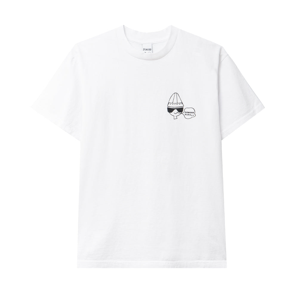 POWERS SUPPLY POWERS SUPPLY PS COLLAGE SS TEE // WHITE
