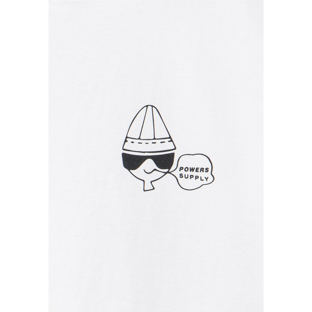 POWERS SUPPLY POWERS SUPPLY PS COLLAGE SS TEE // WHITE