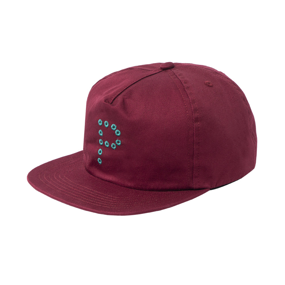 powers supply ps0721 eyelet p 5 panel cap maroon