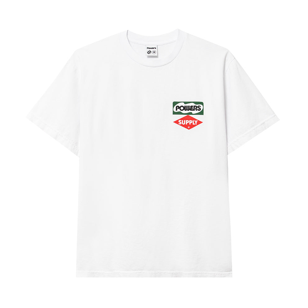 POWERS SUPPLY POWERS SUPPLY VERMIN SS TEE // WHITE