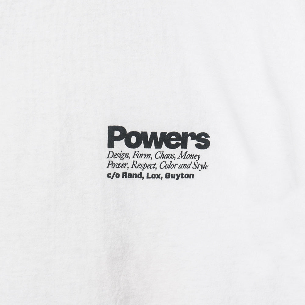powers supply ps0933 money power respect ss tee white