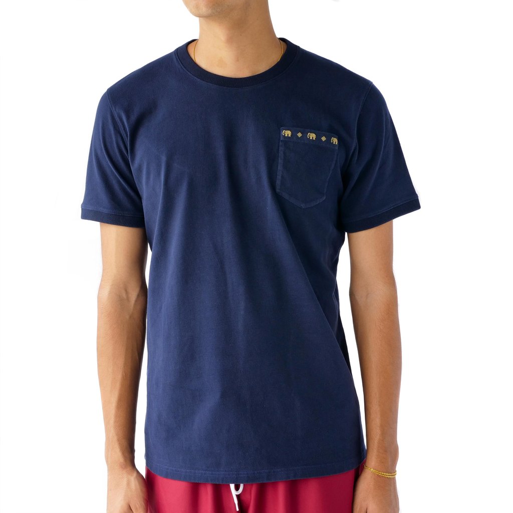preduce prethaipill2 thai pillow pocket t shirt navy