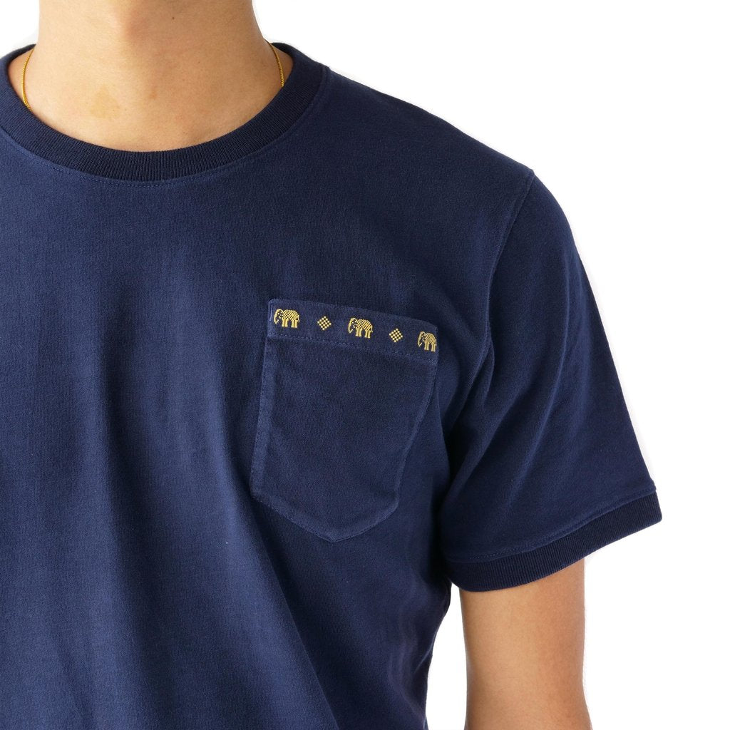 preduce prethaipill2 thai pillow pocket t shirt navy