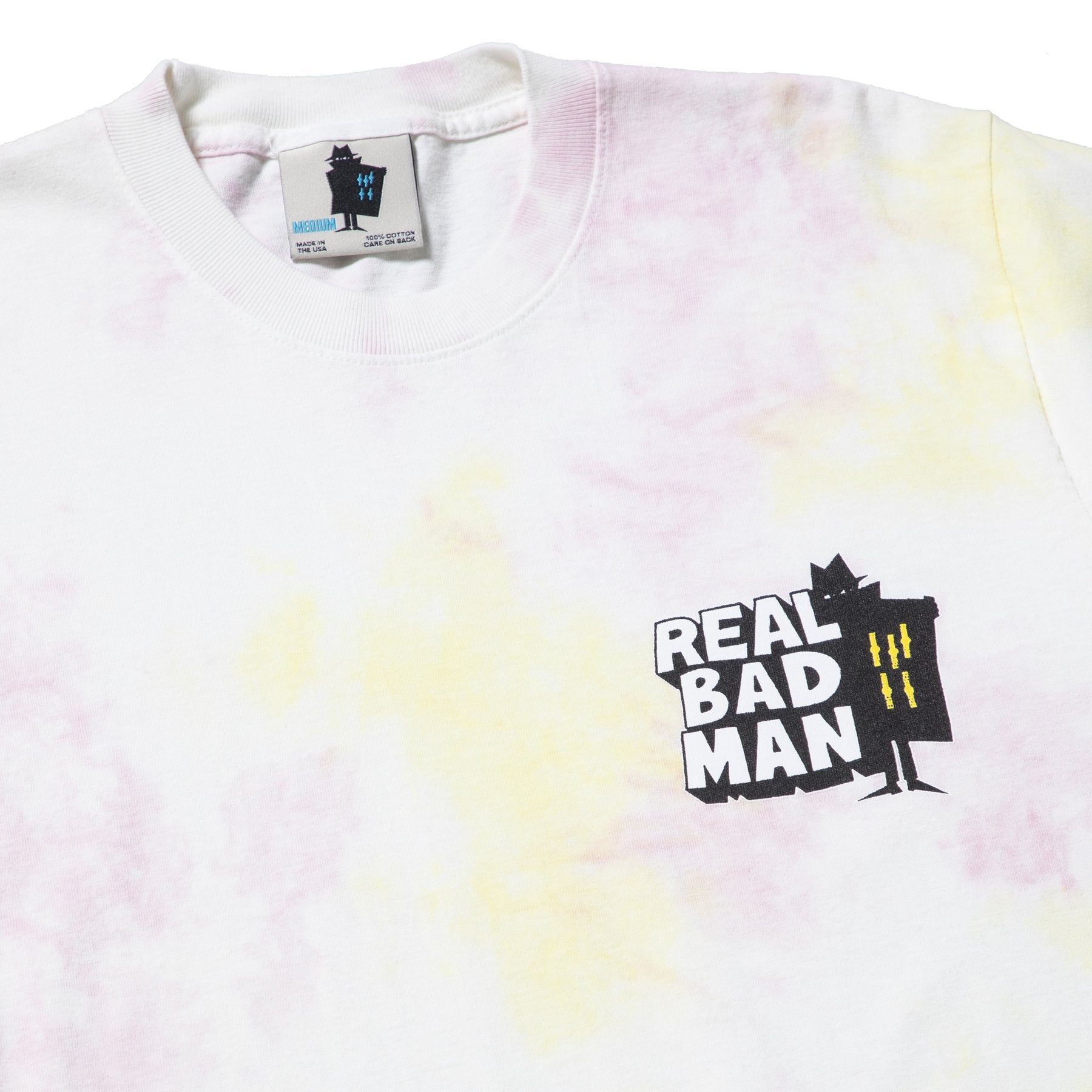 real bad man 301 real bad tee vol 3 sherbert tie dye