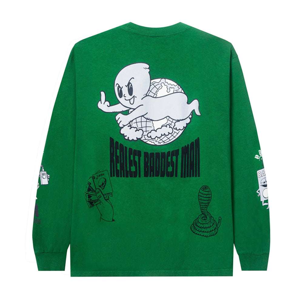 real bad man rbm08051 turn up the bass detonator ls tee green