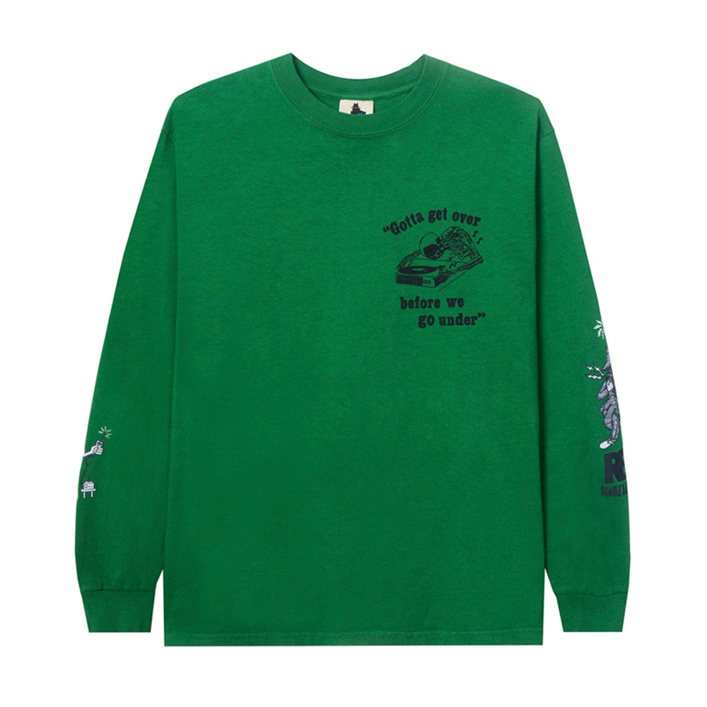 real bad man rbm08051 turn up the bass detonator ls tee green