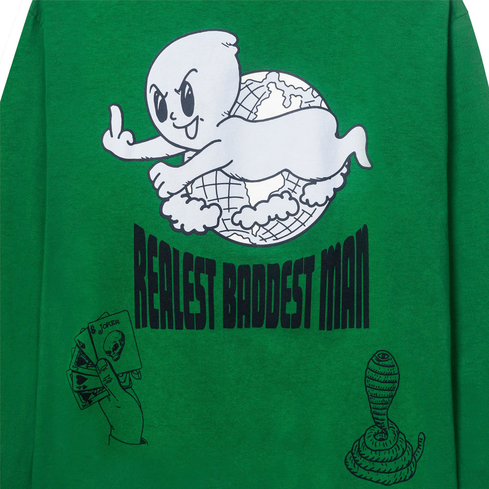 real bad man rbm08051 turn up the bass detonator ls tee green