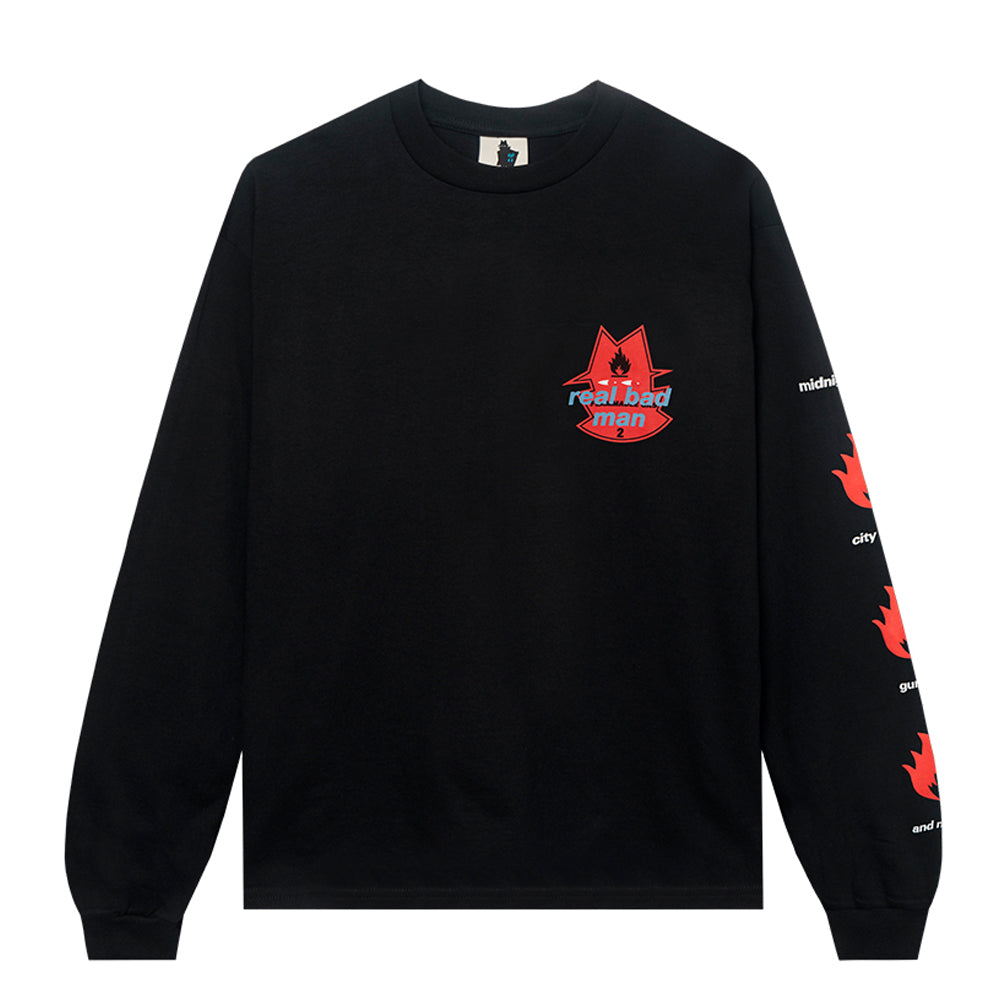 real bad man rbm09005 flammable gas ls tee black