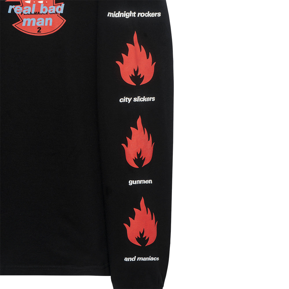 real bad man rbm09005 flammable gas ls tee black