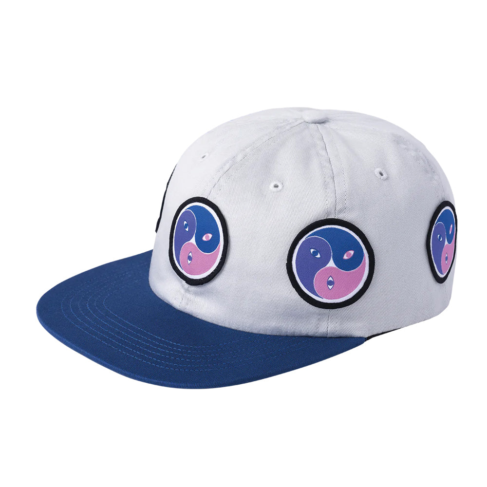 real bad man rbm10043 three way patch cap gray blue