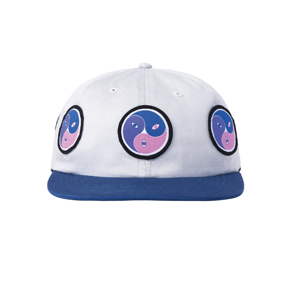 real bad man rbm10043 three way patch cap gray blue