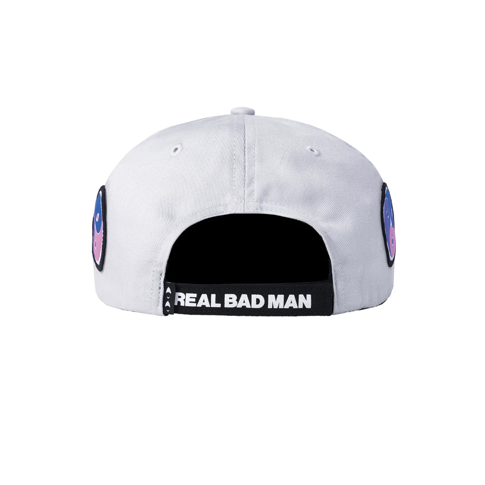 real bad man rbm10043 three way patch cap gray blue