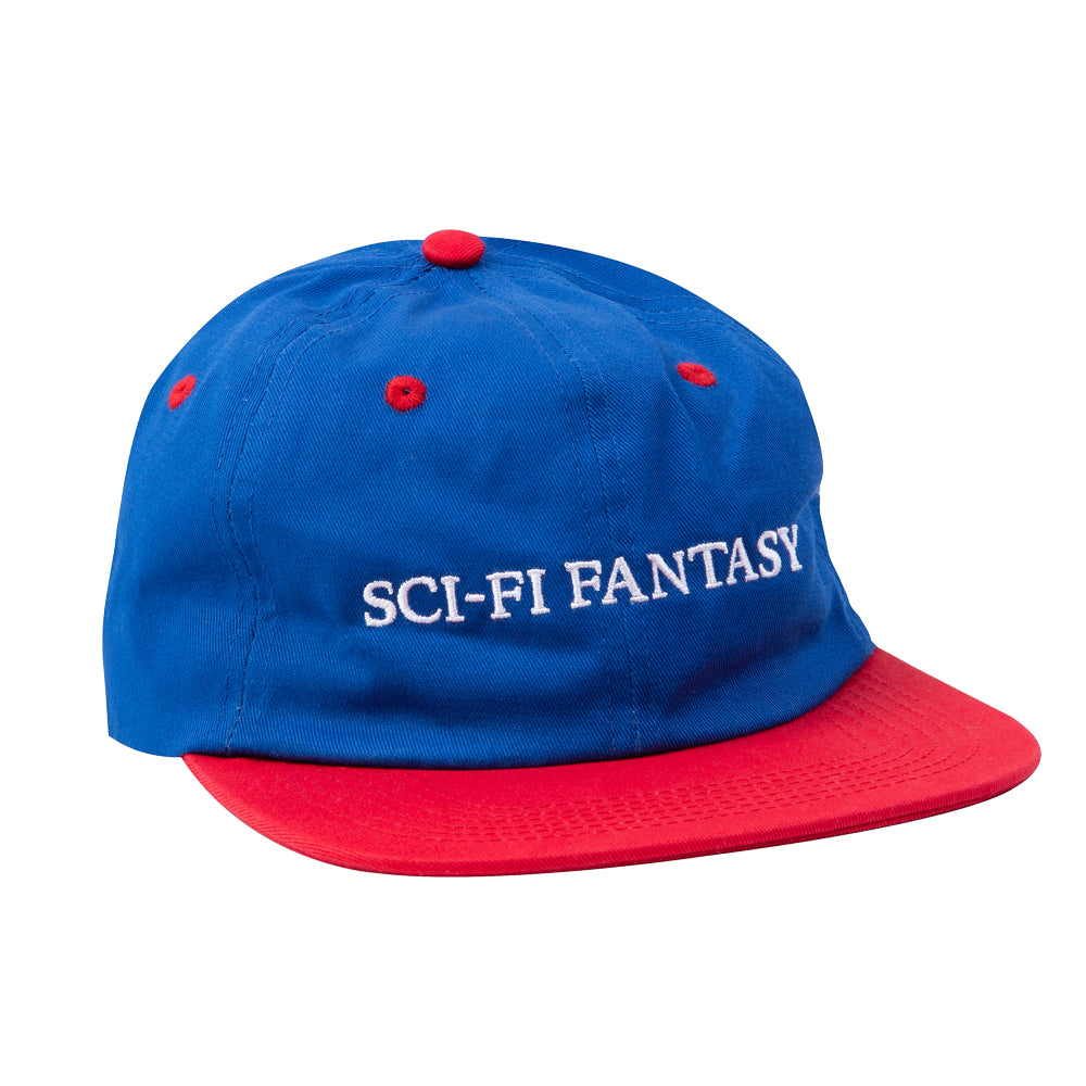 sci fi fantasy sci 03013 04 flat logo hat royal red