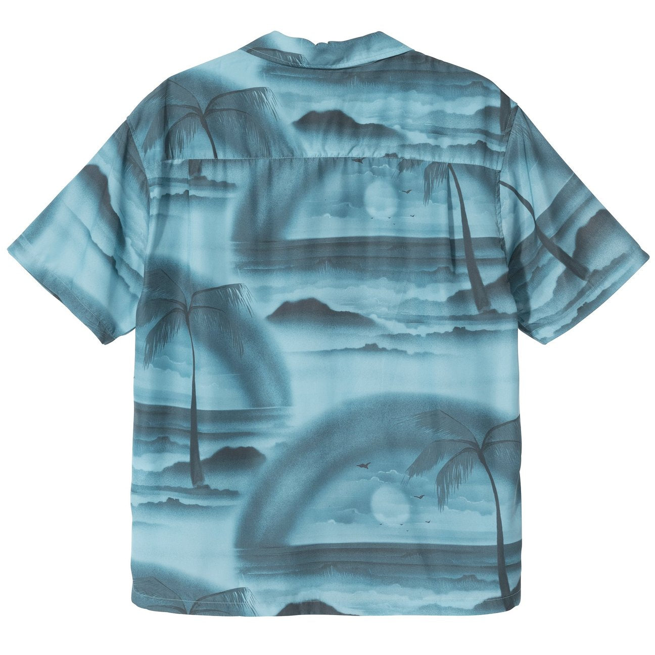 stussy 1110096 island shirt steel