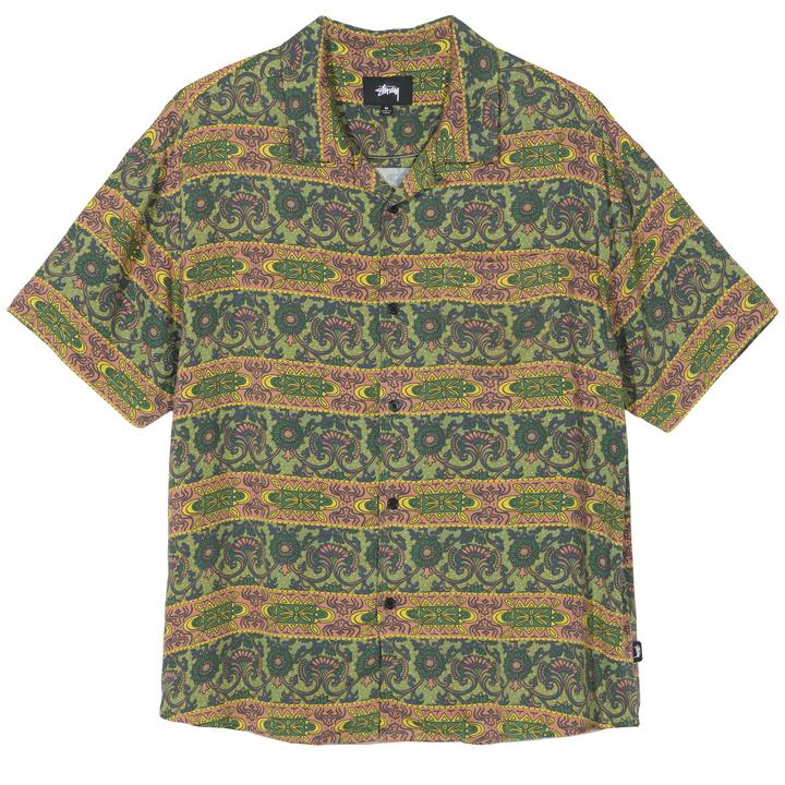 stussy 1110099 baroque shirt olive