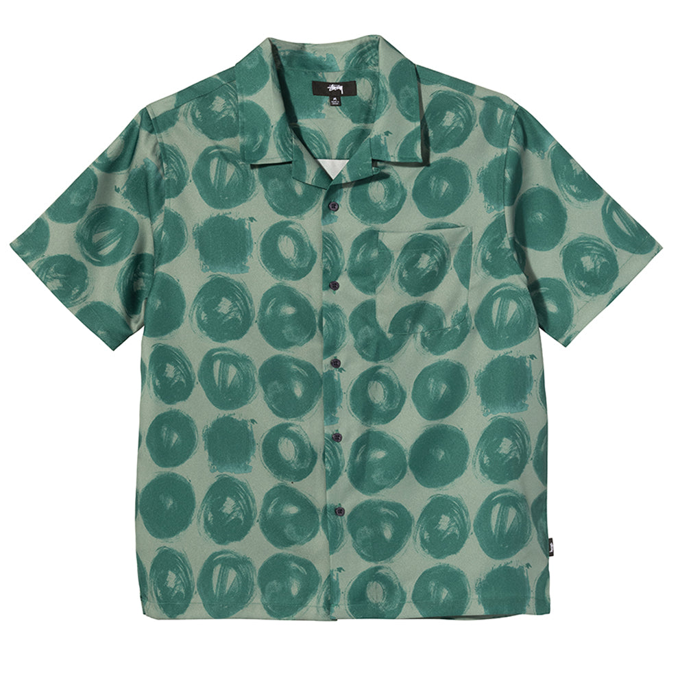 STÜSSY STÜSSY HAND DRAWN DOT SHIRT // GREEN