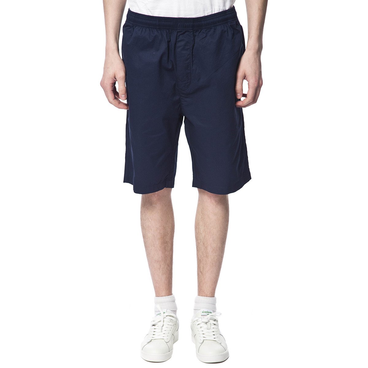 stussy 112196 light twill beach short navy