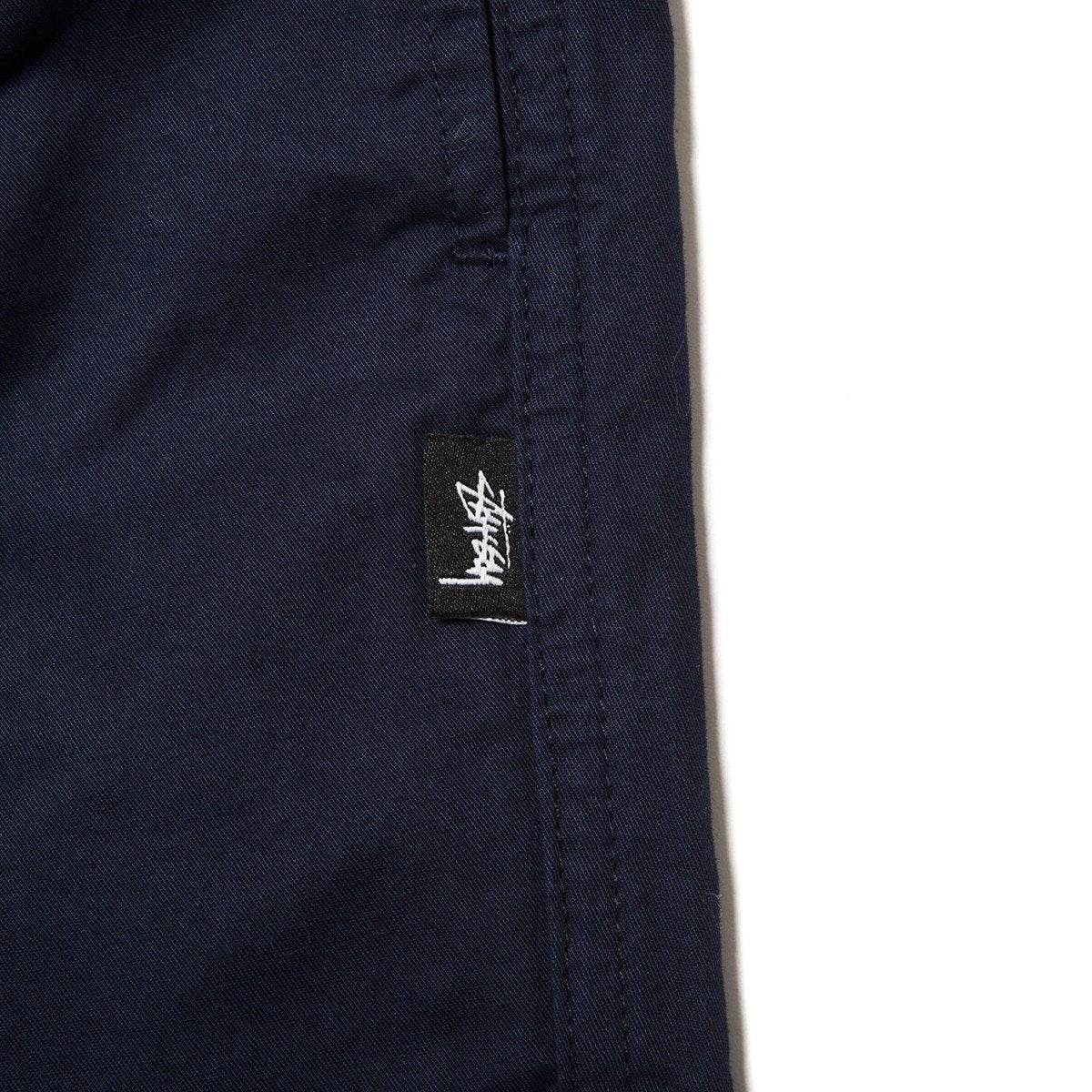stussy 112196 light twill beach short navy