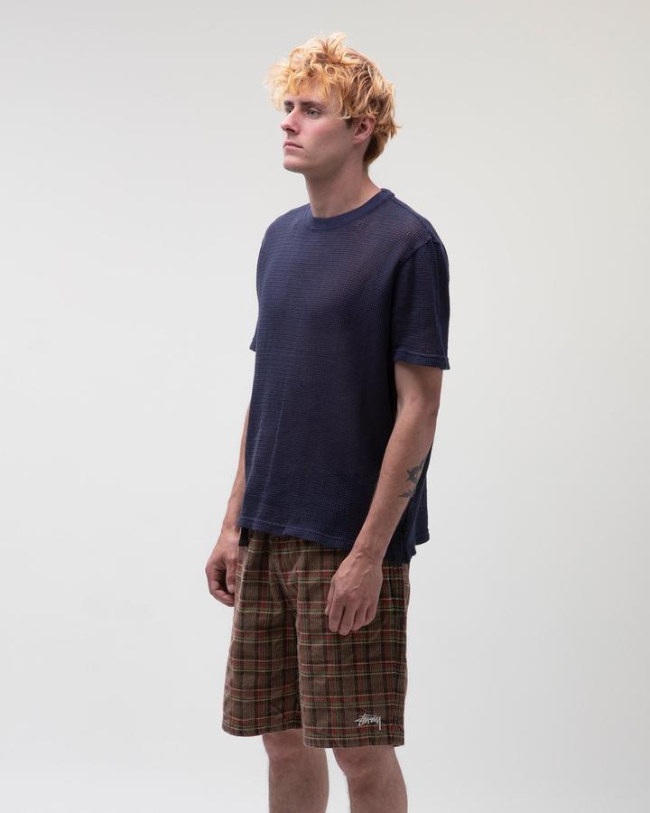 STÜSSY STÜSSY PLAID MOUNTAIN SHORT // BLACK