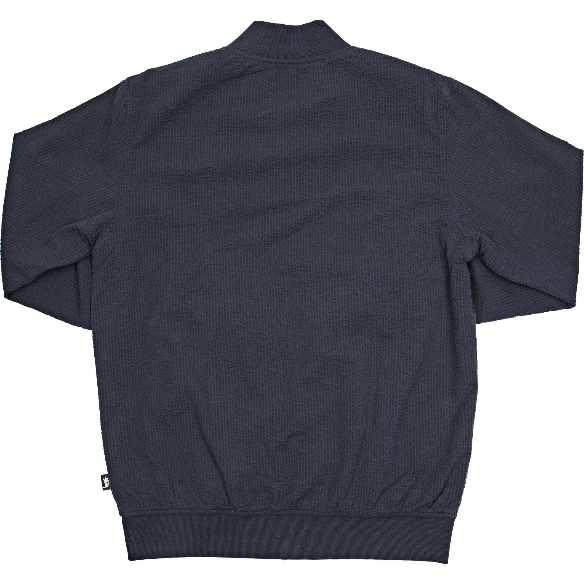 STÜSSY STÜSSY SEERSUCKER BOMBER // NAVY