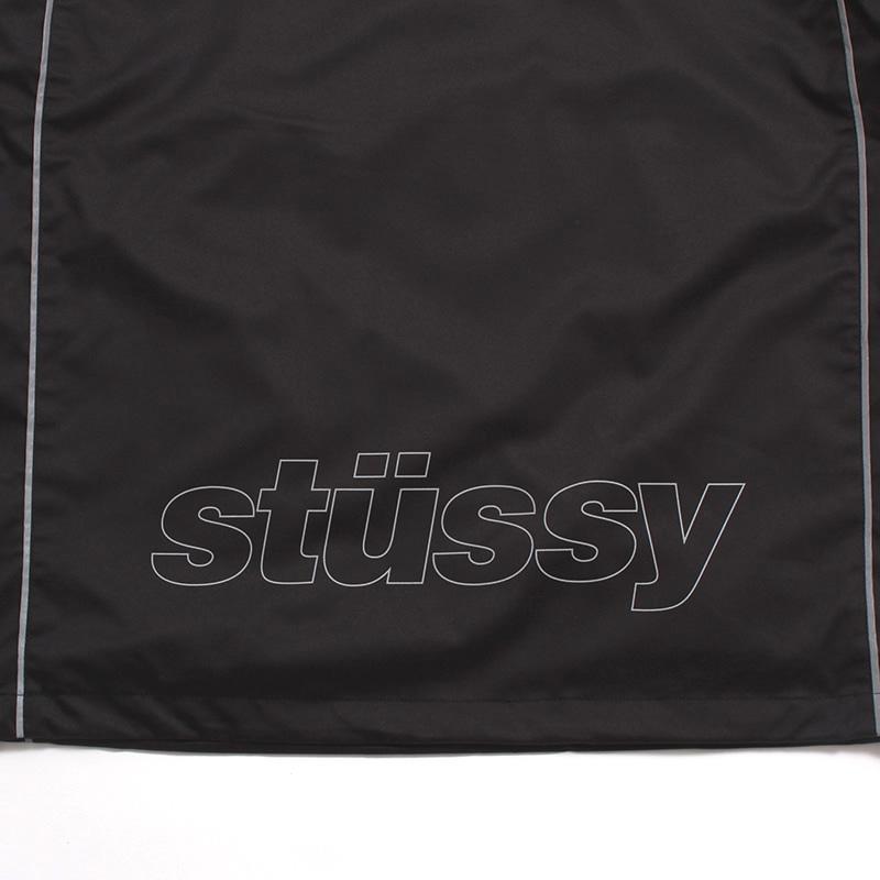 STÜSSY STÜSSY 3M PIPING PULLOVER // BLACK