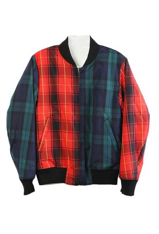 stussy 115368 reversible bomber whitemulti