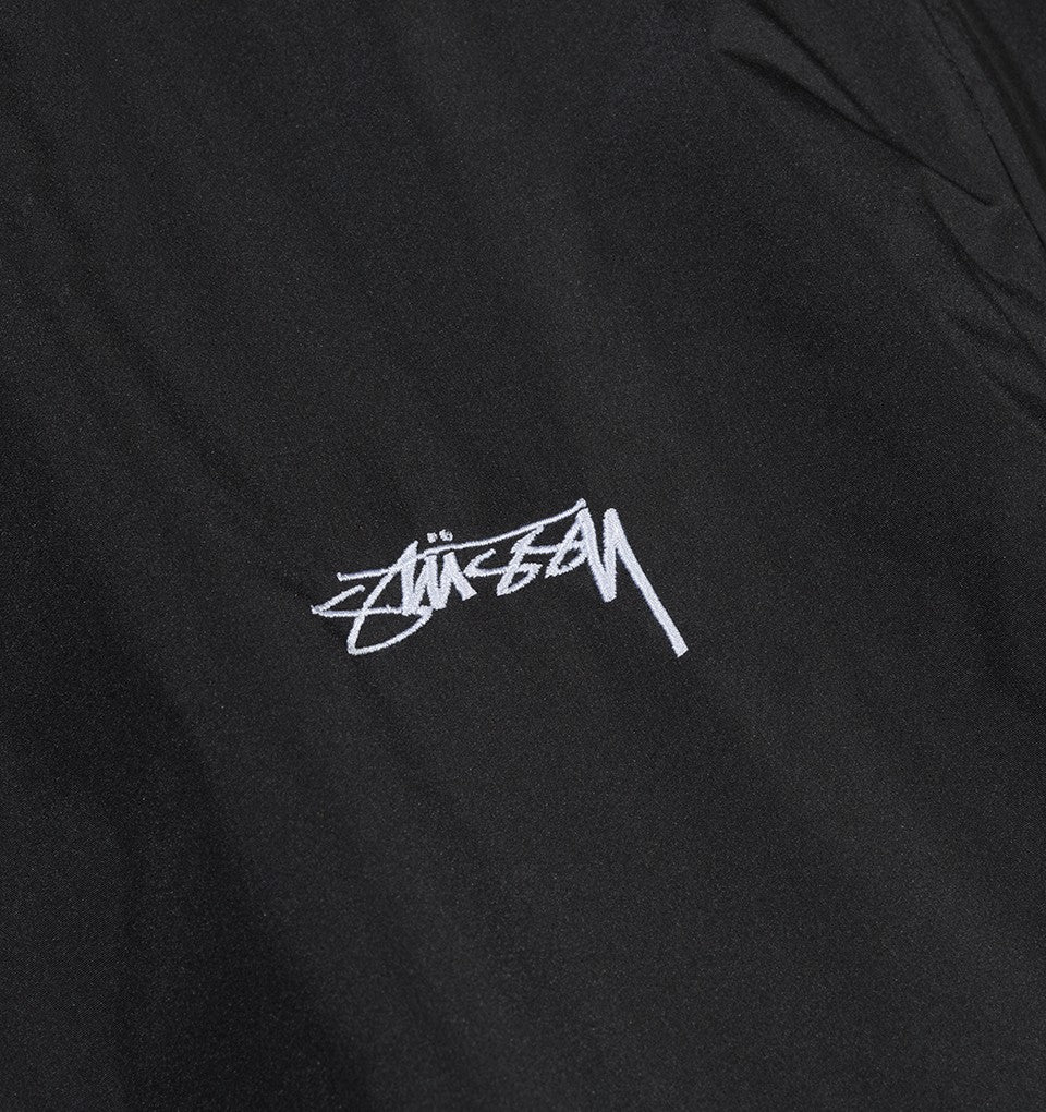 stussy 115450 leopard panel jacket black