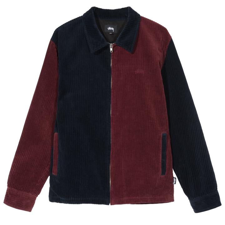 stussy 115486 mix up cord jacket navy