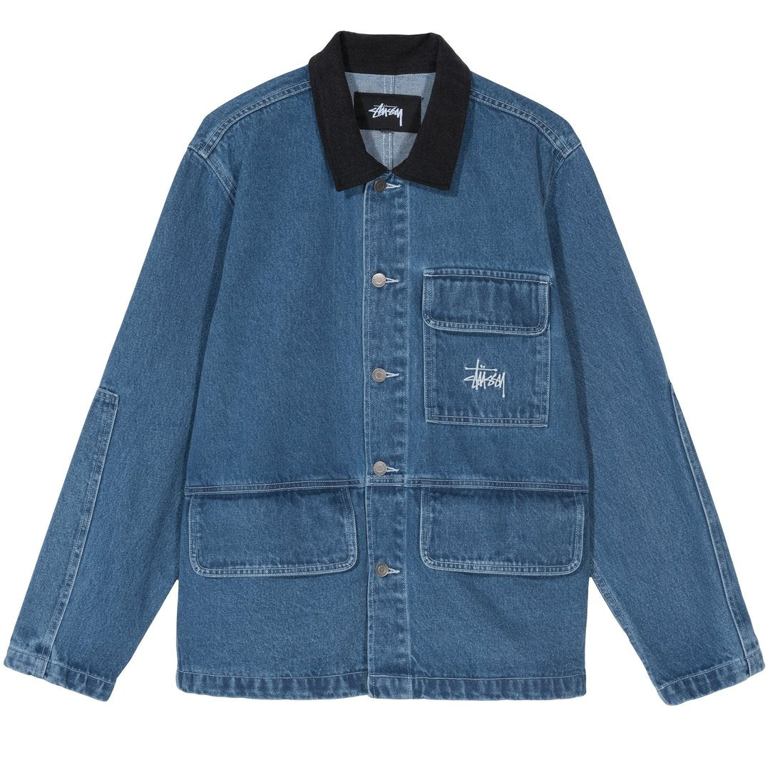 STÜSSY STÜSSY DENIM CHORE COAT // BLUE