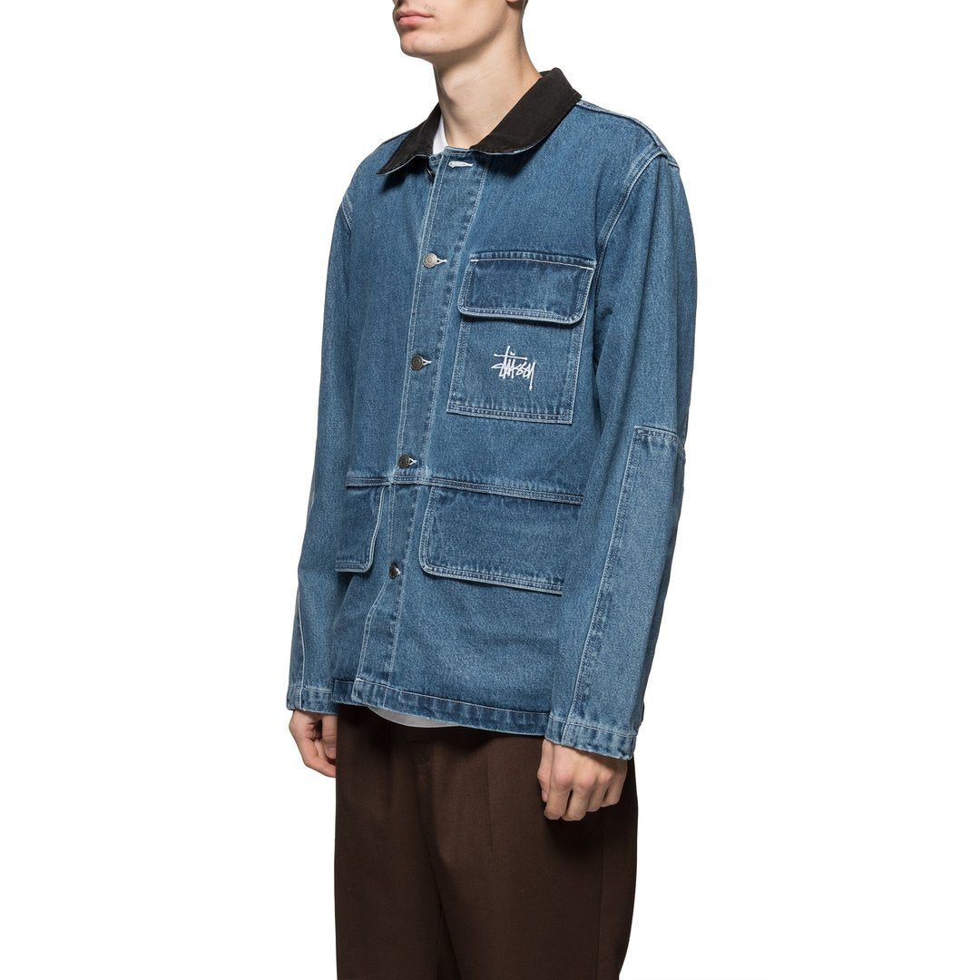 STÜSSY STÜSSY DENIM CHORE COAT // BLUE