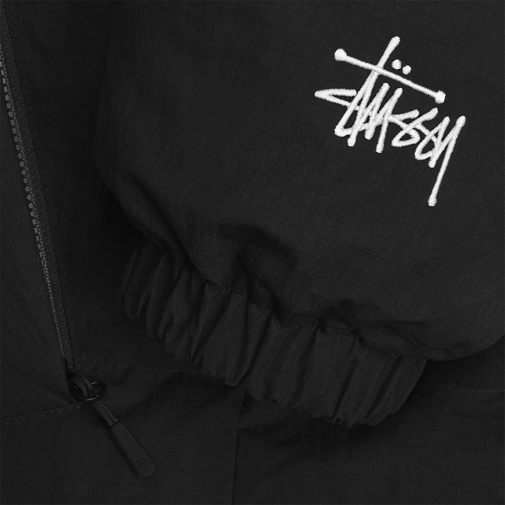 stussy 115544 ripstop down puffer jacket black
