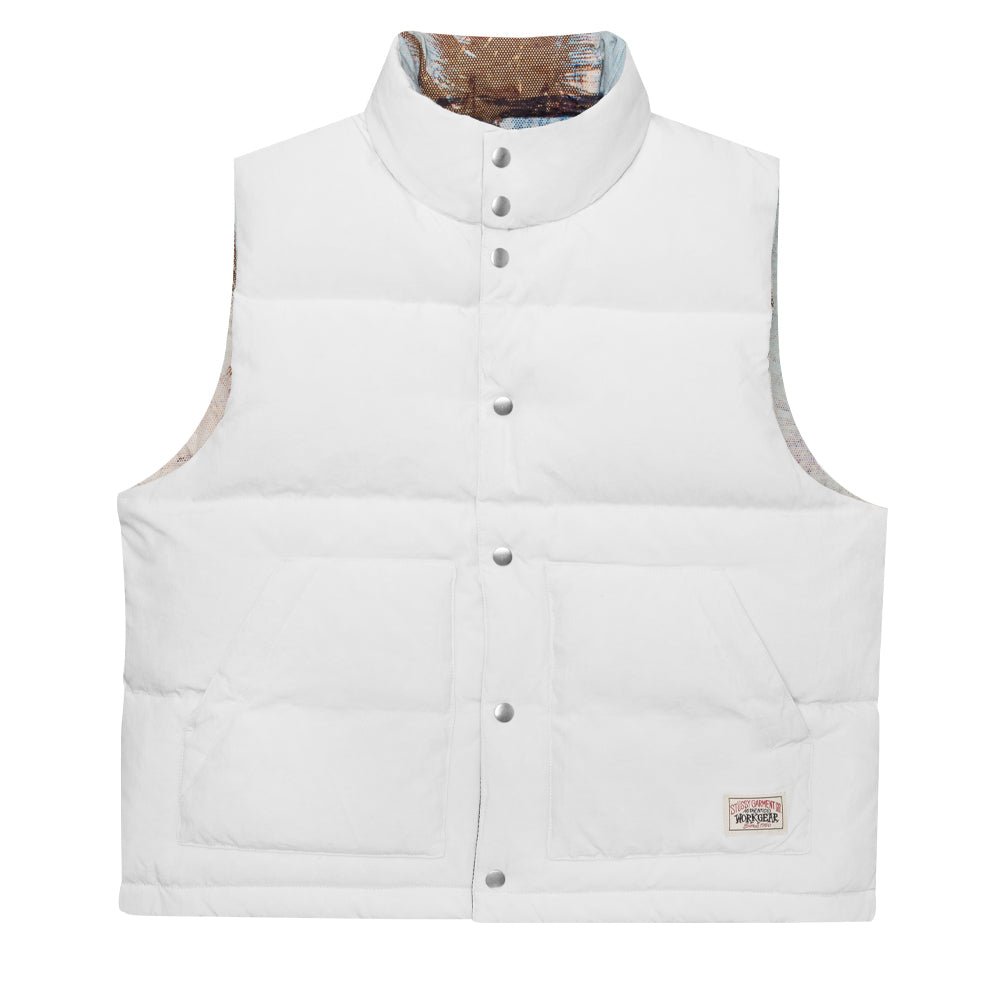 stussy 115662 suthernland workgear vest bone