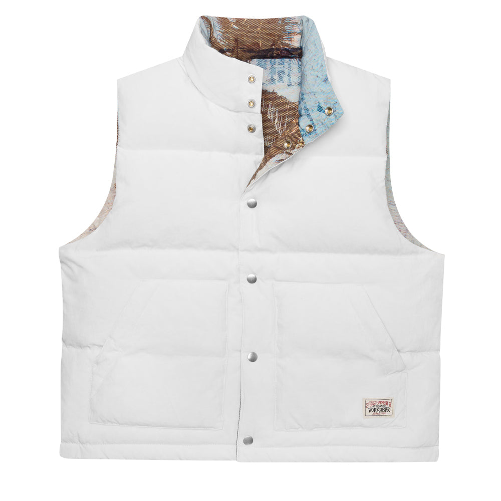 stussy 115662 suthernland workgear vest bone