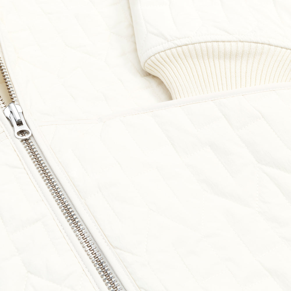 stussy 115670 s quilted liner jacket cream