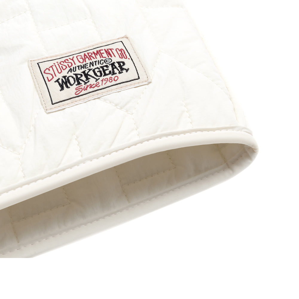 stussy 115670 s quilted liner jacket cream